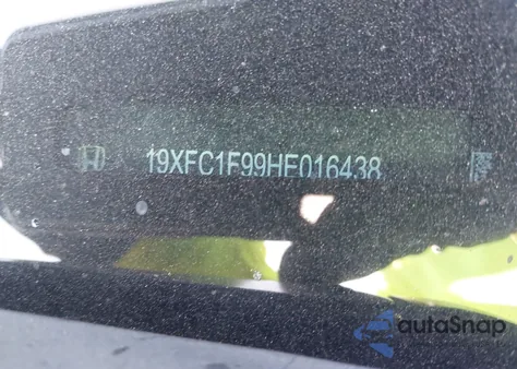 2017 Honda Civic Touring from USA, damaged, VIN 19XFC1F99HE016438